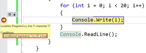 condition will return true